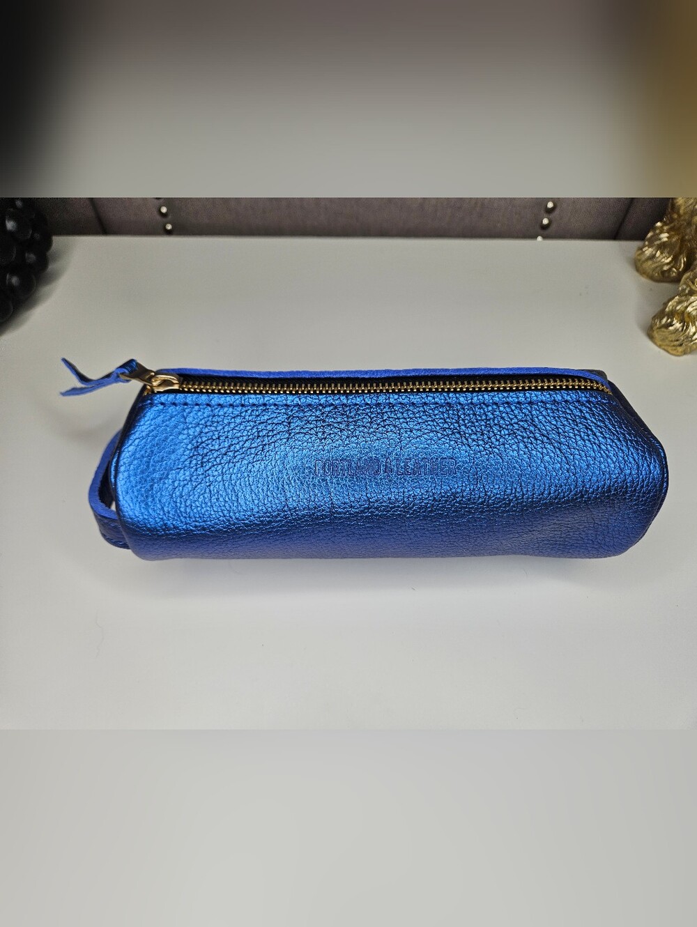 Portland Leather Goods Sushi Roll Comet Blue